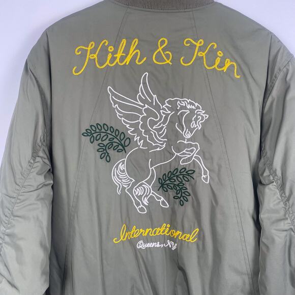 Kith Men's Dumont Flight Bomber Jacket Flagstaff Medium - Picture 8 of 9